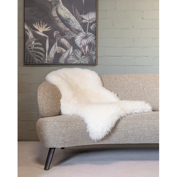 Schapenvacht naturel / wit X-Large